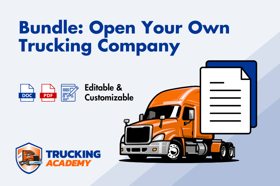 Bundle: Open Your Own Trucking Company