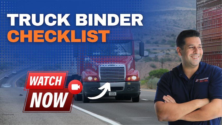 Truck Binder Checklist