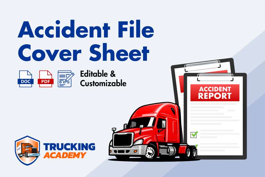 Accident File Cover Sheet