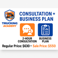 2-Hour Trucking Business Consultation + Completed Business Plan