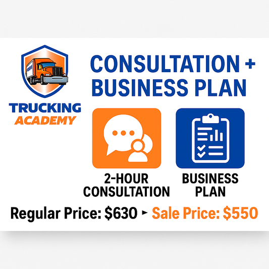 2-Hour Trucking Business Consultation + Completed Business Plan