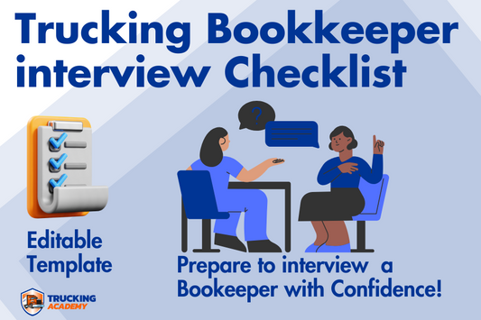 Trucking Bookkeeper Interview Checklist