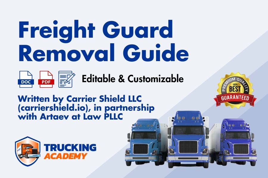 Documents – Trucking Academy - How To Remove A Freightguard Report