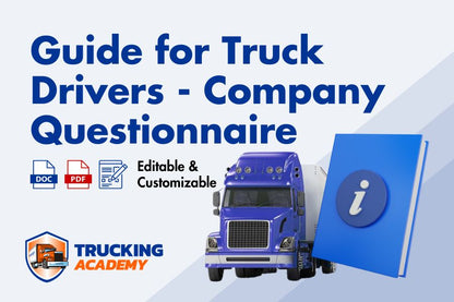 Guide for Truck Drivers - Company Questionnaire