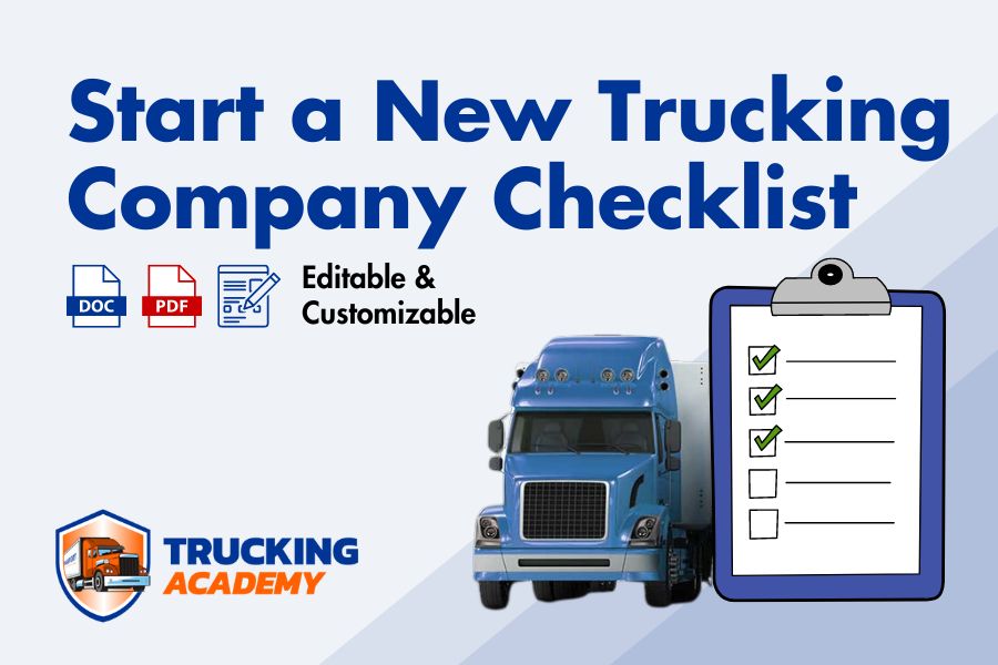 Start a New Trucking Company Checklist