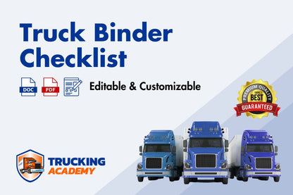 Truck Binder Checklist