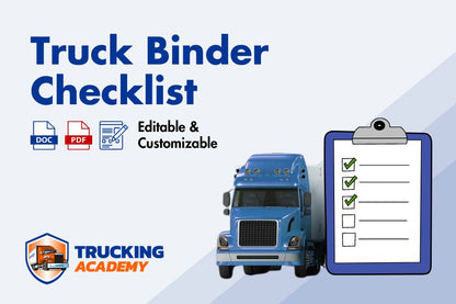 Truck Binder Checklist