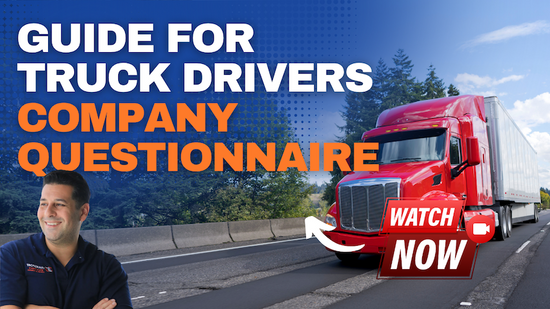 Guide for Truck Drivers - Company Questionnaire
